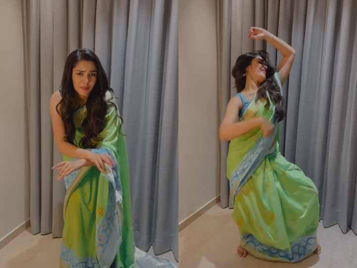 Watch Video: அரபிக்குத்தும், புடவையும் புது காம்போ.. செம்ம ஸ்டெப்ஸில் அசத்திய க்ரித்தி ஷெட்டி.. வைரல் வீடியோ