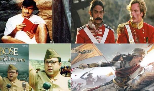 Before RRR these movies based on revolutionaries ruled Bollywood RRR : 'RRR'अगोदर क्रांतिकारकांवर आधारित 'या' सिनेमांनी बॉलिवूडमध्ये केले राज्य
