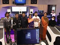 MK Stalin met AR Rahman: ஏ.ஆர்.ரஹ்மான் ஸ்டுடியோவில் தமிழ்நாடு முதலமைச்சர் ஸ்டாலின்! க்ளிக்ஸ்