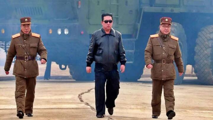 North Korean dictator Kim Jong un's missile testing video goes viral, people makes mimes from the video ઉ. કોરિયાના તાનાશાહ કિમ જોંગનો મિસાઈલ ટેસ્ટિંગનો વીડિયો વાયરલ, વીડિયો પરથી લોકોએ મિમ્સ બનાવ્યા
