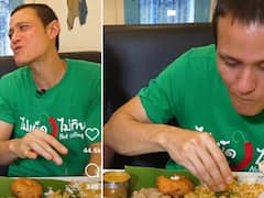 Viral Video : మన భోజనం తిన్న ధాయ్ వాసి ! ఆ వ్యక్తి ఎక్స్‌ప్రెషన్స్ చూస్తే...