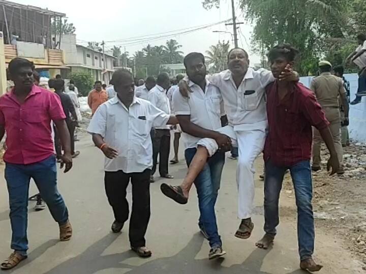கோவை : வெள்ளலூரில் திமுக - அதிமுகவினர் மோதல் - தள்ளுமுள்ளு, தடியடியால் பரபரப்பு..