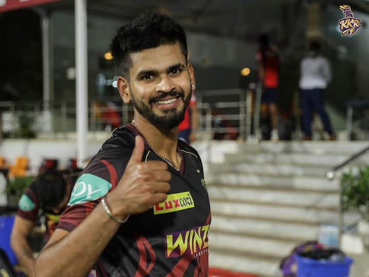 Shreyas Iyer is all pumped up to begin his Kolkata Knight Riders campaign as captain | Image: Twitter/ @KKRiders