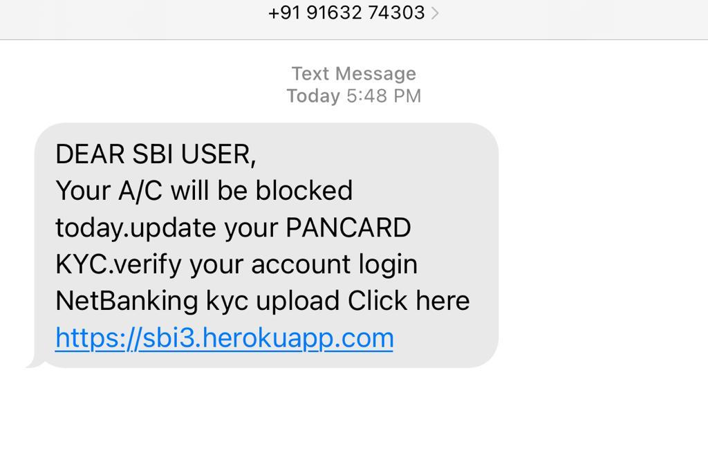 Cyber Fraud: अनजाने नंबर से KYC कराने के लिए आए SMS तो हो जायें सावधान, सायबर फ्रॉड कर सकते हैं बैंक अकाउंट खाली