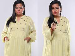 लेमन कलर के आउटफिट में सूरज-सी दमकती दिखीं भारती सिंह, स्टाइल के साथ फ्लॉन्ट किया प्रेग्नेंसी ग्लो