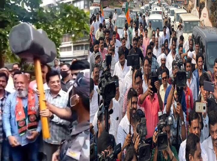 BLOG : हा हातोडा नेमका कुणावर? Amol More Blog On Konkan Dapoli Bjp Kirit Somaiya and Maharashtra politics BLOG : हा हातोडा नेमका कुणावर?