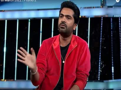 Bigg Boss Ultimate new promo simbu warning contestent Bigg Boss Ultimate : மூஞ்சுல அடிச்ச மாதிரி பேசுவேன்! லெஃப்ட், ரைட் வாங்கிடுவேன்  பிக்பாஸில் கடுப்பான சிம்பு