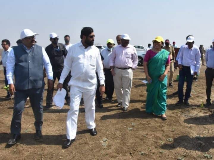 Maharashtra Minister Eknath Shinde Visit Samrudhi Highway Samruddhi Mahamarg: नगरविकास मंत्री एकनाथ शिंदे यांच्याकडून समृद्धी महामार्गाची पाहणी