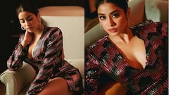 જાહ્નવી કપૂરે ડીપ નેક આઉટફીટમાં કરાવ્યું ફોટો શુટ, ફોટોમાં જુઓ જાહ્નવીની મદહોશ અદાઓ..