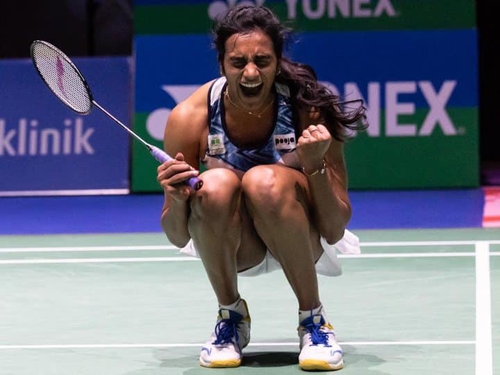 PV Sindhu claims Swiss Open 2022 crown after defeating Ongbamrungphan in final, know details Sindhu wins Swiss Open : सिंधूने इतिहास रचला! स्विस ओपन बॅडमिंटन स्पर्धा जिंकली