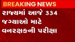 રાજ્યમાં કુલ 300થી વધુ જગ્યા માટે યોજાઈ રહી છે વનરક્ષકની પરીક્ષા, જુઓ ગુજરાતી ન્યૂઝ