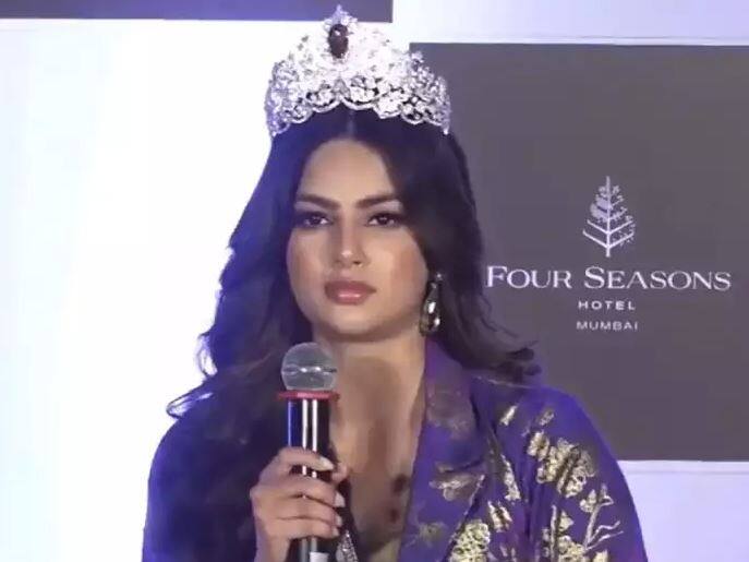 Miss Universe Harnaaz Sandhu on Hijab issue said let girls live as they want हिजाब विवाद पर आया मिस यूनिवर्स हरनाज संधू का बयान, बोलीं- लड़कियों को उनकी मर्जी से...