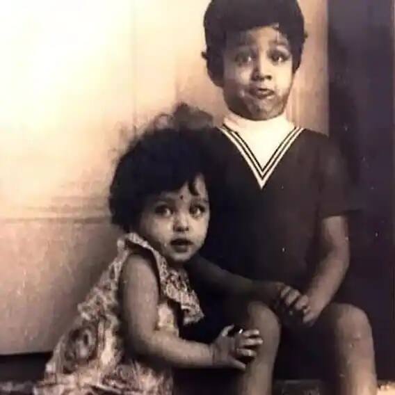 આ ઐશ્વર્યા રાયના બાળપણનો ફોટો છે. આ બ્લેક એન્ડ વ્હાઇટ ફોટોમાં પણ એક્ટ્રેસ ખૂબ જ ક્યૂટ લાગી રહી છે.