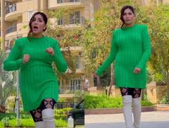 छम-छमाछम नाचती दिखीं सपना चौधरी, गोरी मैम बनकर भेजा सैयां जी को खत