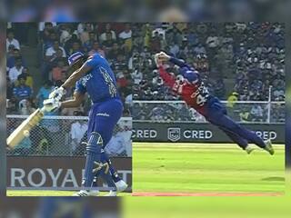 IPL 2022 का पहला लाजवाब कैच, पोलार्ड ने लगाया था ताकतवर शॉट, टिम साइफर्ट ने हवा में उड़ते हुए लपकी गेंद