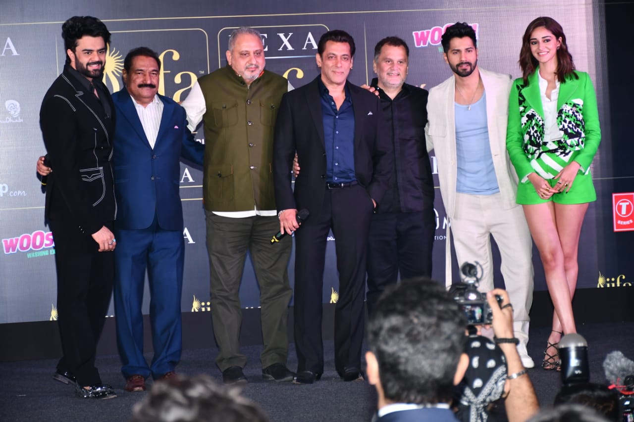 IIFA 2022: Salman Khan, Varun Dhawan And Ananya Panday Glam Up The Press Conference, PICS