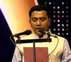 प्रमोद सावंत सलग दुसऱ्यांदा गोव्याचे मुख्यमंत्री, पंतप्रधानांच्या उपस्थितीत घेतली शपथ