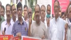 10 बड़ी ट्रेड यूनियनों की दो दिवसीय हड़ताल का Prayagraj में भी दिखने लगा असर..देखिए