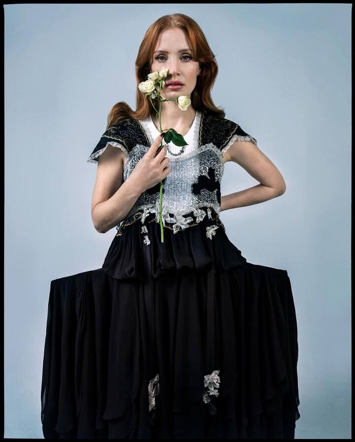 अभिनेत्री जेसिका चेस्टेनला (Jessica Chastain) सर्वोत्कृष्ट अभिनेत्रीचा ऑस्कर पुरस्कार मिळाला आहे. (photo:jessicachastain/ig)