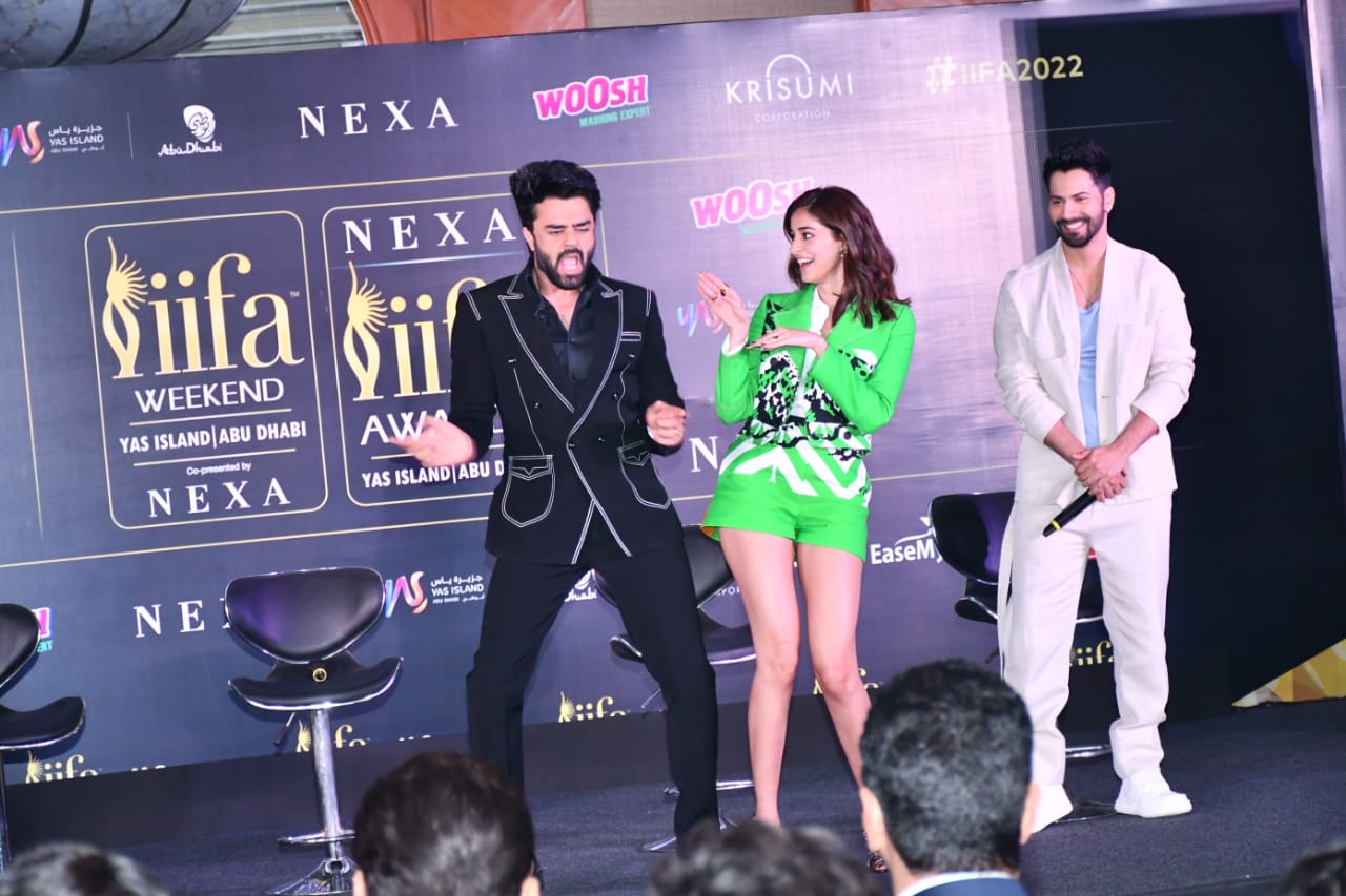 IIFA 2022: Salman Khan, Varun Dhawan And Ananya Panday Glam Up The Press Conference, PICS