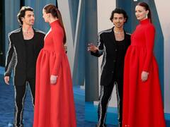 ऑस्कर इवेंट में पति के साथ पहुंचीं प्रियंका चोपड़ा की जेठानी सोफी टर्नर, फ्लॉन्ट किया बेबी बंप