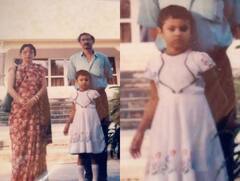 माता-पिता के साथ फ्रॉक पहने दिख रही ये बच्ची है अक्षय कुमार की हीरोइन ? पहचाना क्या