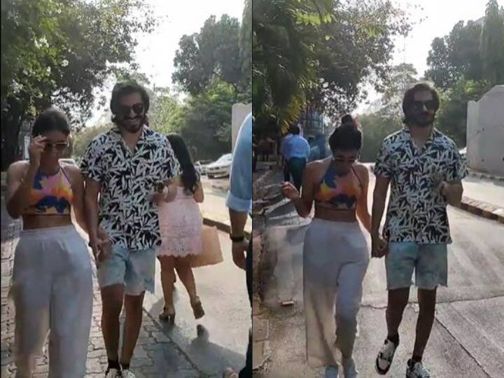 HarshVarrdhan Kapoor spotted holding hands with mystery girl fans call her Anil Kapoor ki bahu हर्षवर्धन कपूर मिस्ट्री गर्ल के साथ इस तरह आए नजर, वीडियो देख यूजर्स बोले- अनिल कपूर की होने वाली बहू