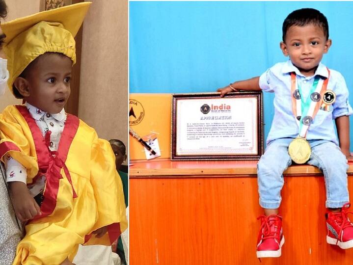 Doctorate at the age of 2: virudhunagar Child Advik's extraordinary achievement 2 வயதில் டாக்டர் பட்டம்: அதீத நினைவாற்றலால் குழந்தை ஆத்விக் அசத்தல் சாதனை