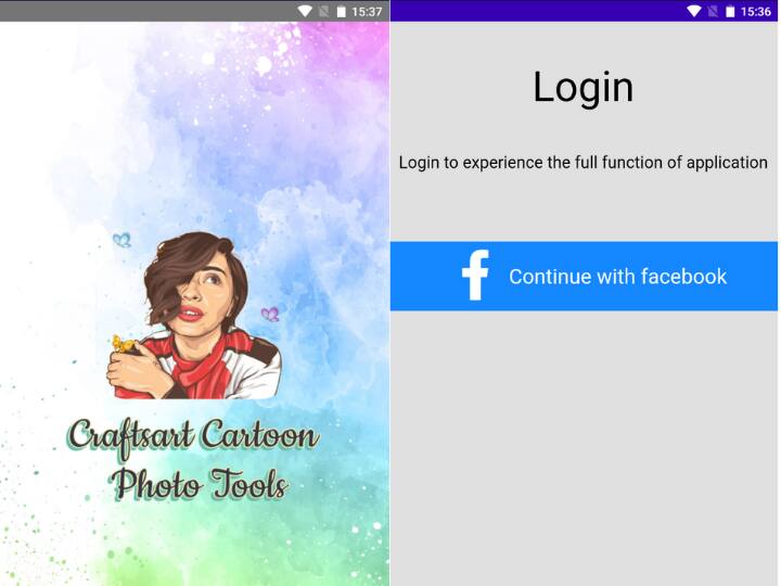 Craftsart Cartoon Mobile App Steals Your Facebook Data Delete it Immediately Beware! Craftsart Cartoon 'Cartoonifier' App Available On Google Play Store Steals Facebook Credentials