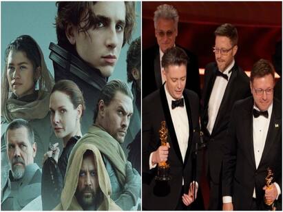 dune movie win six oscar awards america los angels oscar ceremony DUNE WIN OSCAR : 6 ஆஸ்கர் விருதுகளை அள்ளியது DUNE திரைப்படம்...! முதன்முறையாக ஆஸ்கர் வென்ற பாகிஸ்தான் நடிகர்..!