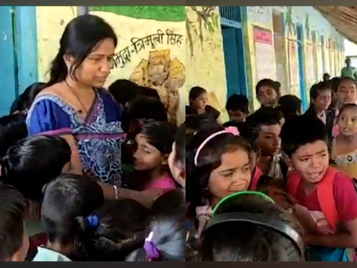 VIDEO : 'मॅडम तुम्ही जाऊ नका'... वर्गशिक्षिकेच्या बदलीनंतर विद्यार्थ्यांचा अश्रूंचा बांध फुटला! Jalgaon News Updates students crying after class teacher transfer in Jalgaon bhadgaon VIDEO : 'मॅडम तुम्ही जाऊ नका'... वर्गशिक्षिकेच्या बदलीनंतर विद्यार्थ्यांचा अश्रूंचा बांध फुटला!