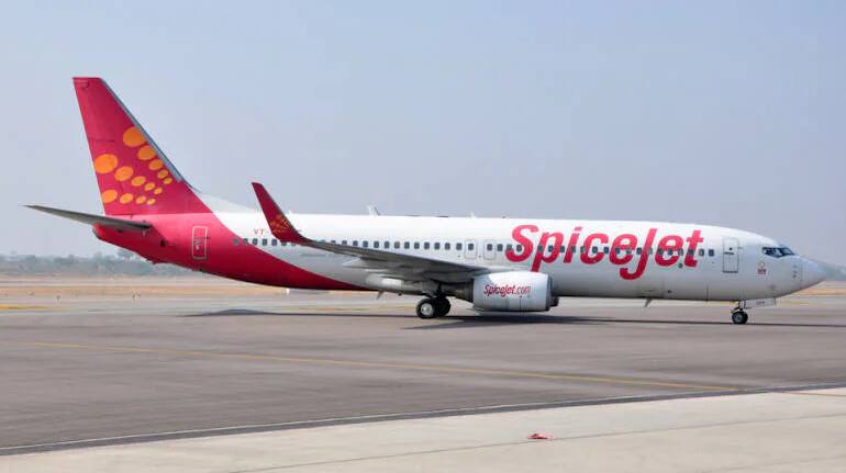 A SpiceJet plane collided with a power pole before takeoff Spicejet flight accident : ટેકઓફ પહેલા વિજળીના થાંભલા સાથે અથડાયું સ્પાઇસજેટનું વિમાન, જાણો પછી શું થયું