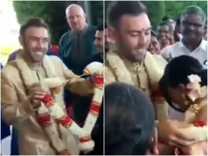 IPL 2022: Glenn Maxwell Completes Indian Wedding Rituals With Wife Vini, Video Surfaces Glenn Maxwell Completes Indian Wedding Rituals With Wife Vini, Video Surfaces