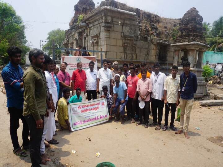 திருவள்ளூரில் சிதிலமடைந்த விக்கிரம சோழன் காலத்து கோயிலை புனரமைத்த தன்னார்வலர்கள்