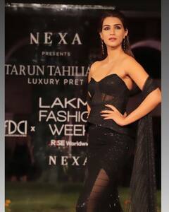 लॅक्मे फॅशन वीकमध्ये क्रिती सेननचा ग्लॅमरस अंदाज; पाहा फोटो!