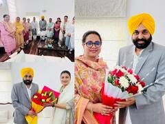 Bhagwant Mann Photos: पंजाब में AAP की महिला विधायकों ने की सीएम भगवंत मान से मुलाकात, देखिए ये खास तस्वीरें