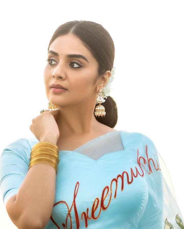మెగాస్టార్ చిరంజీవి సినిమాలో కూడా ఛాన్స్ కొట్టేసింది. (Photo Courtesy: Sreemukhi Instagram)