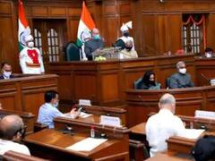 Delhi News: दिल्ली विधानसभा में 'आप' के कानून व्यवस्था के मुद्दे उठाने पर बीजेपी विधायकों ने किया हंगामा, मार्शल ने लिया ये एक्शन