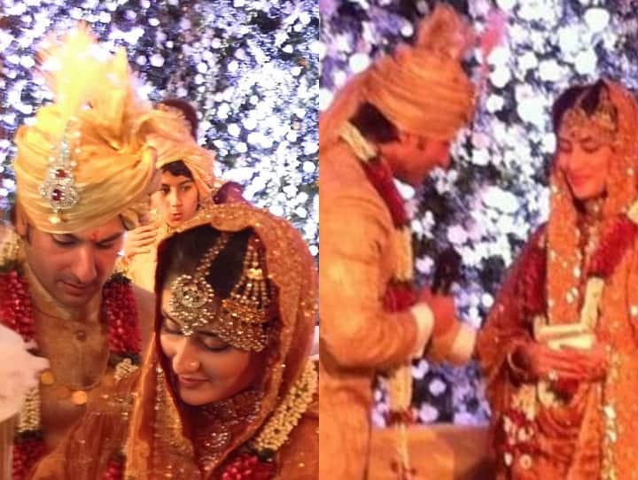 Kareena Kapoor And Saif Ali Khan Wedding reception photos are all over the internet शादी रही सिंपल, लेकिन सैफ-करीना के रिसेप्शन ने जमा दी महफिल, नवाबों की बहूरानी ने पहना था 1 करोड़ का जोड़ा
