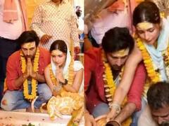 Brahmastra: ਬ੍ਰਹਮਾਸਤਰ ਦੀ ਸ਼ੂਟਿੰਗ ਪੂਰੀ ਕਰ ਕਾਸ਼ੀ ਵਿਸ਼ਵਨਾਥ ਧਾਮ ਪਹੁੰਚੇ ਰਣਬੀਰ-ਆਲੀਆ , ਅਯਾਨ ਮੁਖਰਜੀ ਨੇ ਵੀ ਕੀਤੀ ਪੂਜਾ, ਵੇਖੋ ਤਸਵੀਰਾਂ