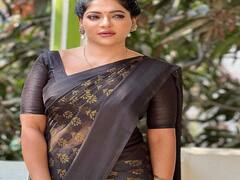 நடிகை ரேஷ்மாவின் கருப்பு சேலையில் கலக்கல் பிக்ஸ்..!