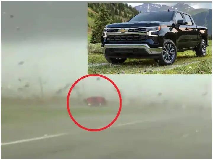 Viral Video american boy car blown up in the storm the company gave a car worth 35 lakhs Viral Video : वादळात झालेल्या नुकसानात मुलाला मिळाली चक्क 35 लाखांची कार? पाहा हा व्हिडीओ