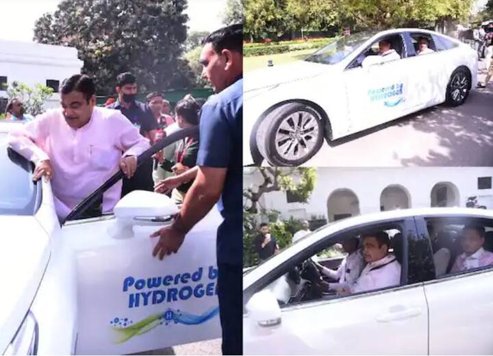 Hydrogen Car: ਕੇਂਦਰੀ ਸੜਕ, ਆਵਾਜਾਈ ਅਤੇ ਰਾਜਮਾਰਗ ਮੰਤਰੀ ਨਿਤਿਨ ਗਡਕਰੀ (Nitin Gadkari) ਨੇ ਹਾਈਡ੍ਰੋਜਨ ਕਾਰ ਦੀ ਸਵਾਰੀ ਕੀਤੀ ਇਸ ਨੂੰ ਲੈ ਕੇ ਉਹ ਸੰਸਦ ਪੁੱਜੇ। ਆਓ ਤੁਹਾਨੂੰ ਦੱਸਦੇ ਹਾਂ ਇਸ ਕਾਰ ਦੀ ਖਾਸੀਅਤ....