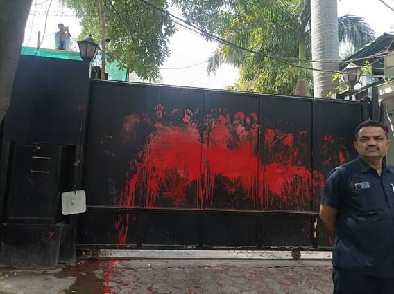 AAP Says CM Kejriwal's House Vandalised, BJP's Tejasvi Surya Detained During Protest