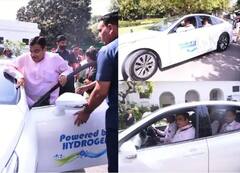 Hydrogen Car: ਦੇਸ਼ ਦੀ ਪਹਿਲੀ 'ਗ੍ਰੀਨ ਹਾਈਡ੍ਰੋਜਨ' ਕਾਰ ਲੈ ਕੇ ਸੰਸਦ ਪਹੁੰਚੇ ਨਿਤਿਨ ਗਡਕਰੀ, ਜਾਣੋ ਕੀ ਹਨ ਇਸ ਦੀਆਂ ਵਿਸ਼ੇਸ਼ਤਾਵਾਂ