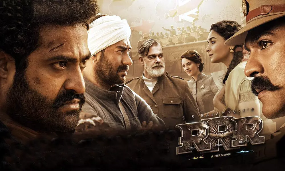 RRR Box Office Collection Day 6 rajamouli rrr is continues to roar ram charan jr ntr Ajay Devgn Alia Bhatt RRR Box Office Collection Day 6 : 'आरआरआर' ची बॉक्स ऑफिसवर घोडदौड सुरूच; सहाव्या दिवशी कोट्यवधींची कमाई