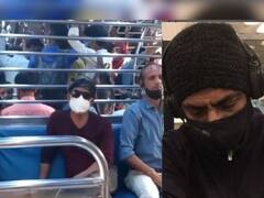 Nawazuddin Siddiqui : लग्झरी कारसोडून मुंबई लोकलमधून प्रवास; 'या' अभिनेत्याला ओळखलं का?