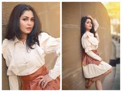 जब देसी लुक छोड़ शॉट्स पहन अंगूरी भाभी शुभांगी अत्रे ने दिए किलर पोज़, तस्वीरें देख आपका दिल भी हो जाएगा घायल!