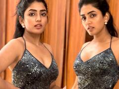 Actress Eesha Rebba: பளபள உடையில் ஈஷா ரெப்பா..! இணையத்தை பற்றவைத்த போட்டோஸ்!
