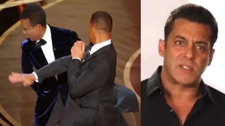 Salman Khan Reacts On Will Smith & Chris Rock’s Slapping Incident, Says 'Host Should Be Sensitive', know in details Salman Khan: অস্কারের মঞ্চে চড় কাণ্ডে মুখ খুললেন সলমন, কার পাশে দাঁড়ালেন ভাইজান?